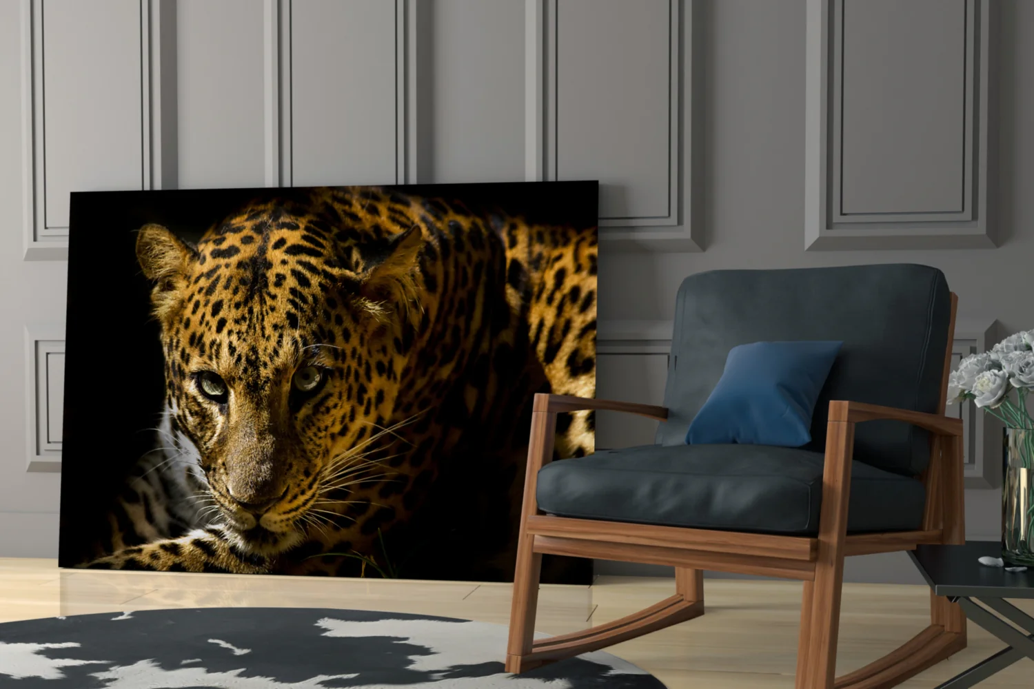 Leopar Glass Wall Art - Image 6