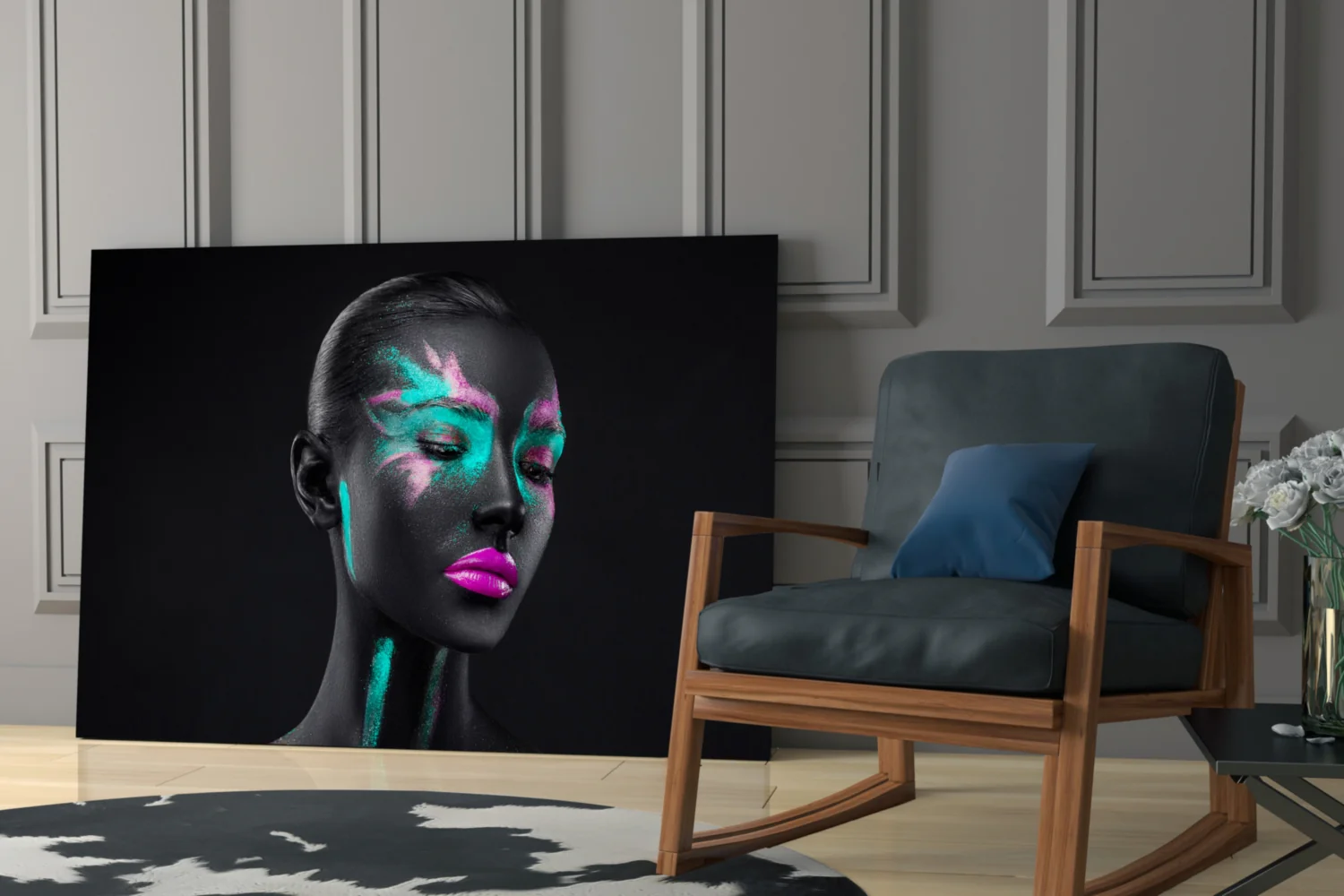 Woman Glass Wall Art - Image 6