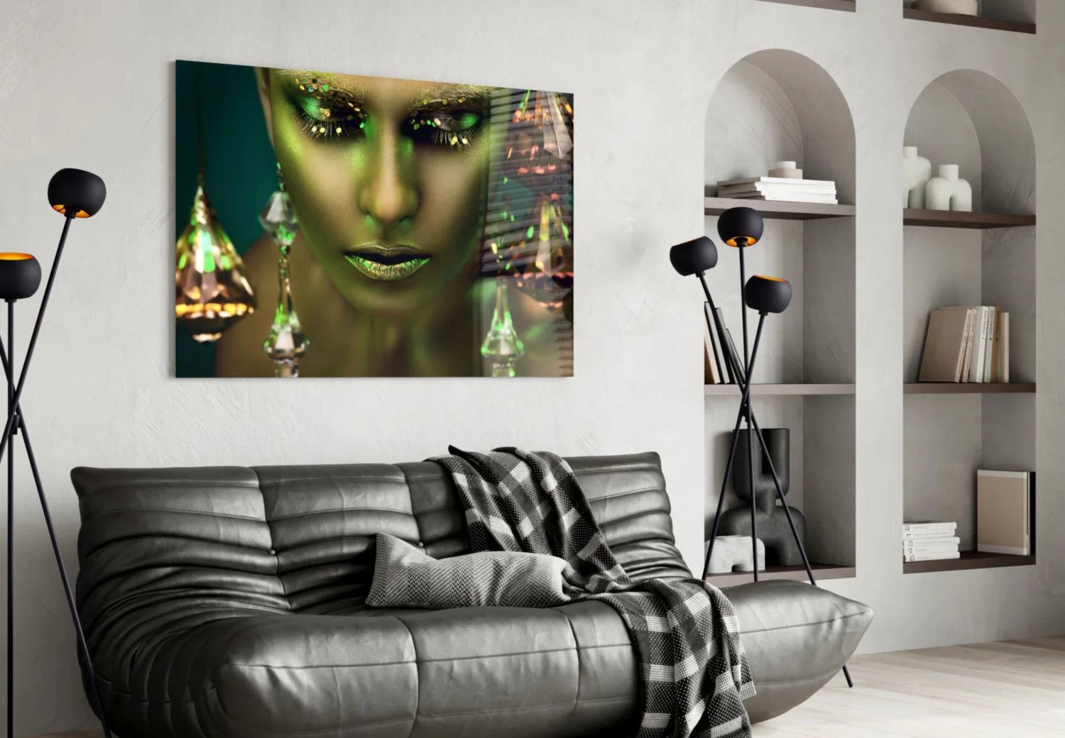 Woman Glass Wall Art - Image 4