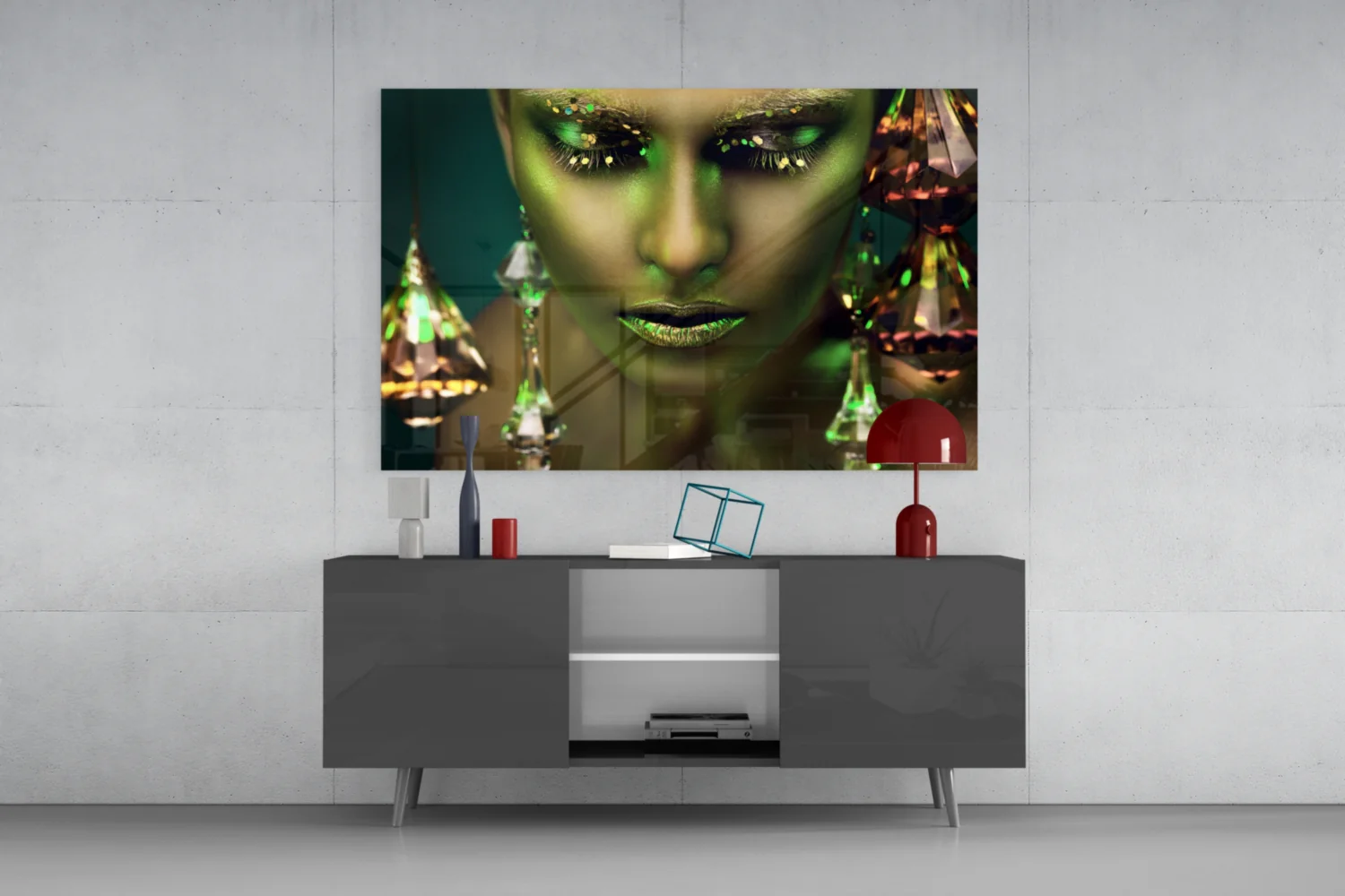 Woman Glass Wall Art - Image 8