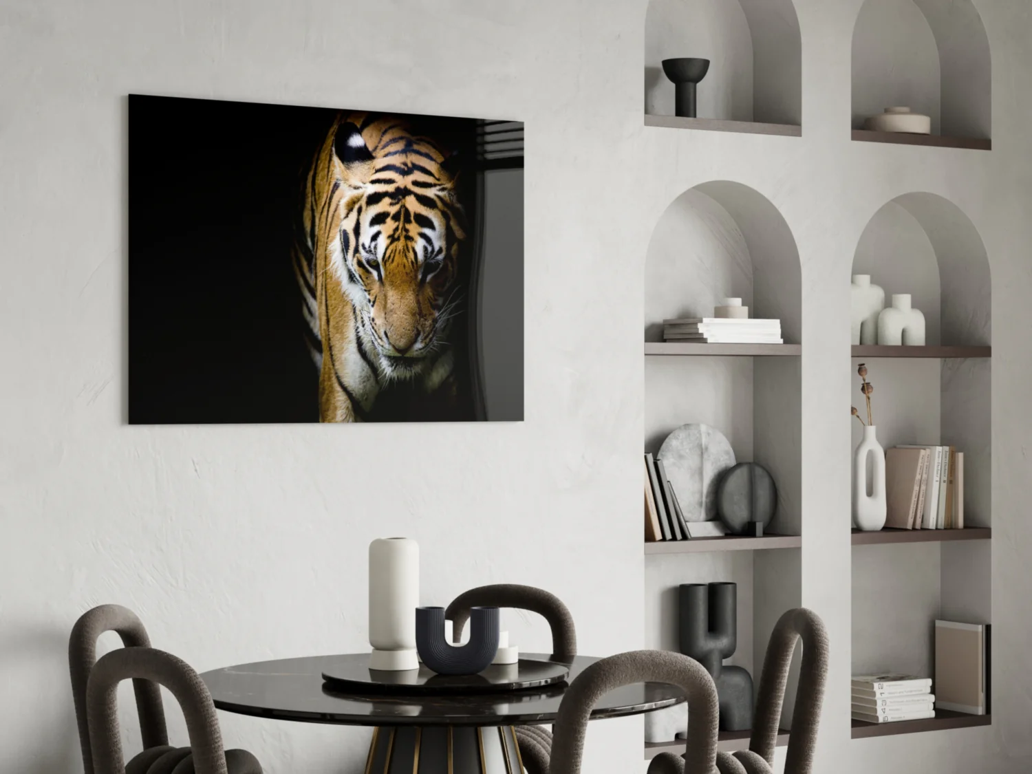 Tiger Glass Wall Art - Image 5