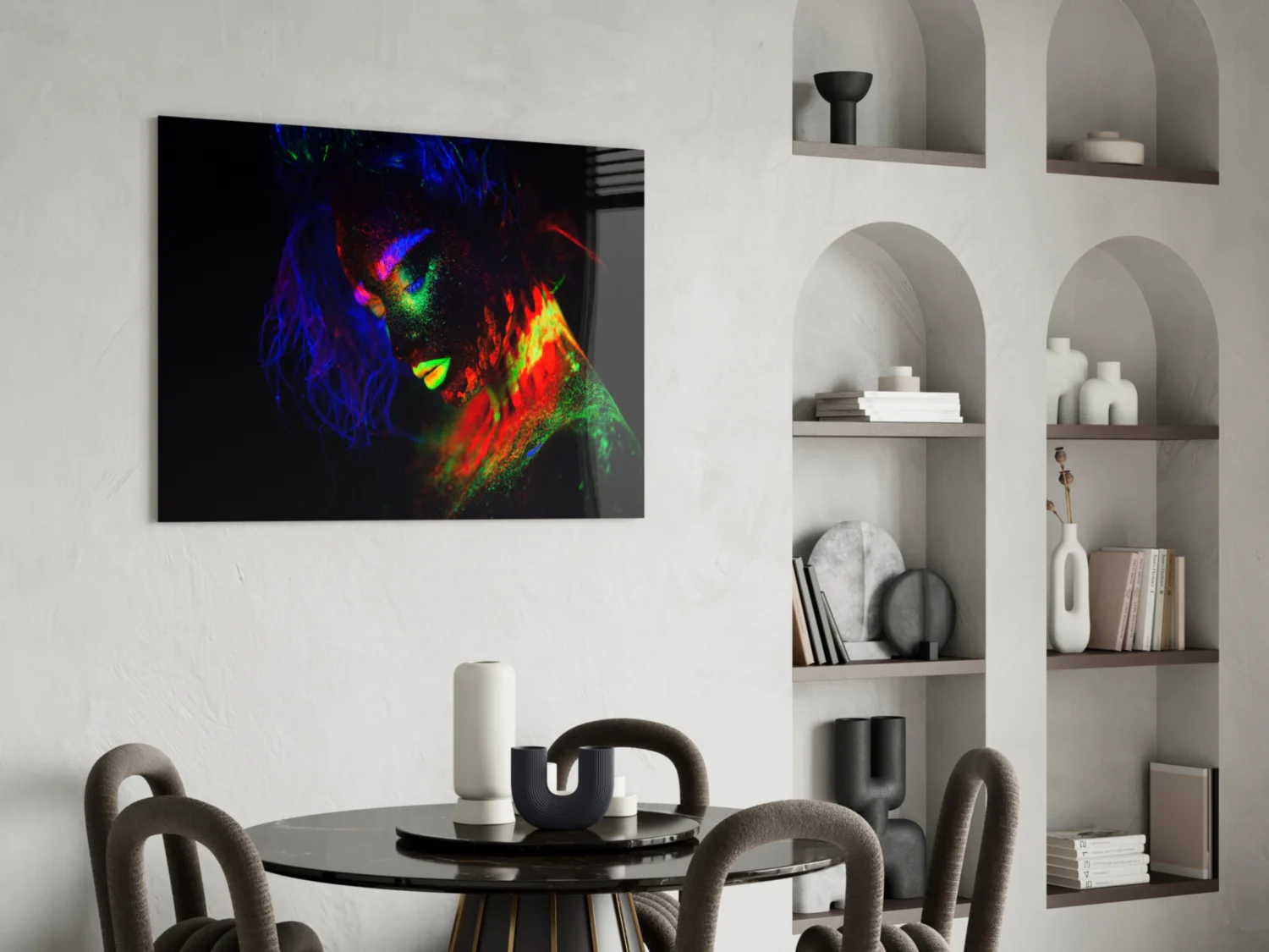 Female Portrait 32 Glass Wall Art - Image 5