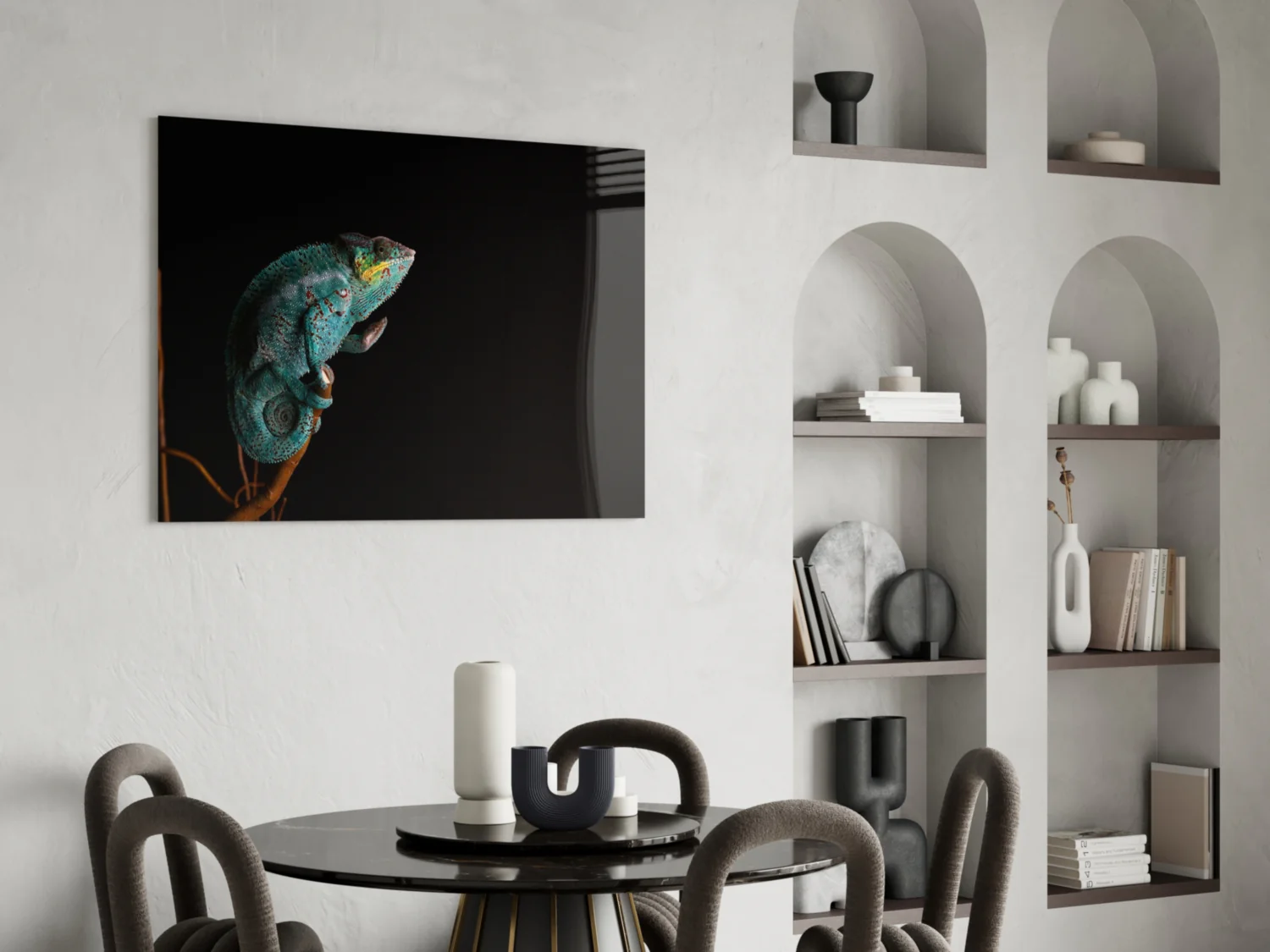 Chameleon Glass Wall Art - Image 5