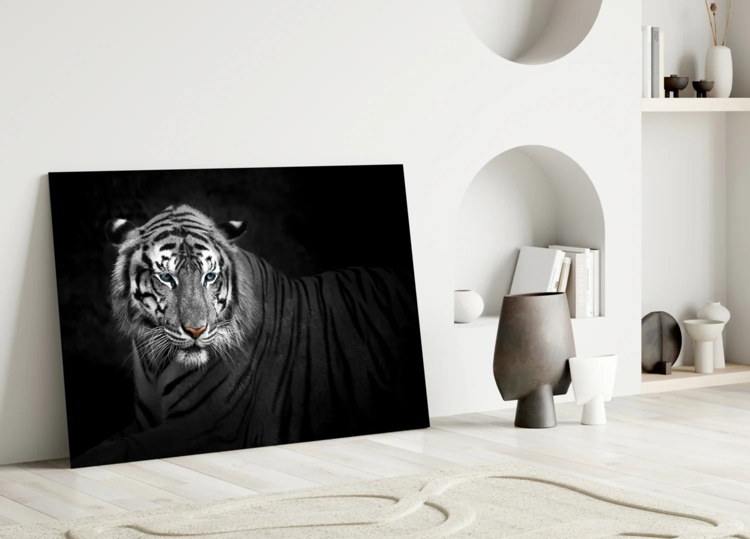 Tiger Glass Wall Art - Image 3