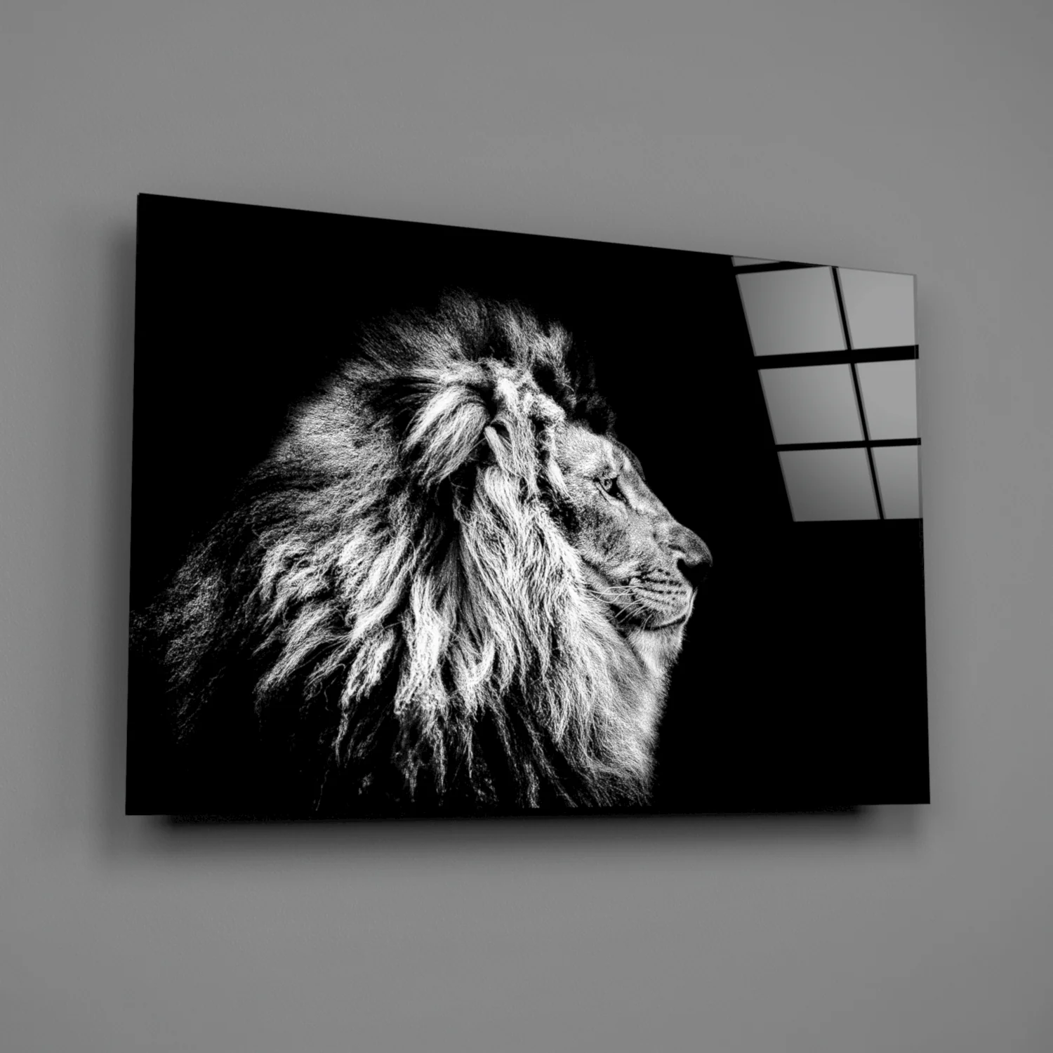 Lion Glass Wall Art - Image 2