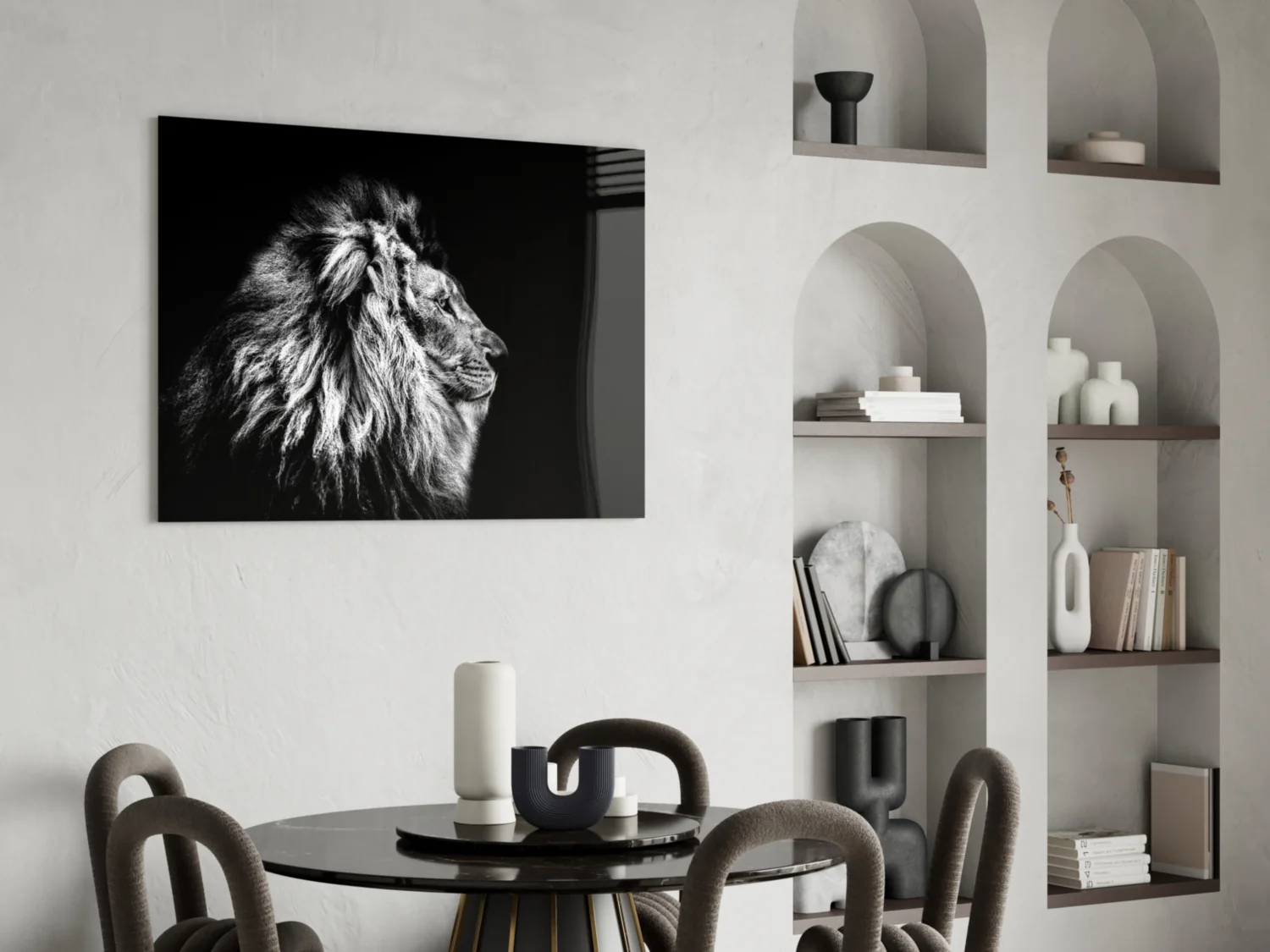Lion Glass Wall Art - Image 5