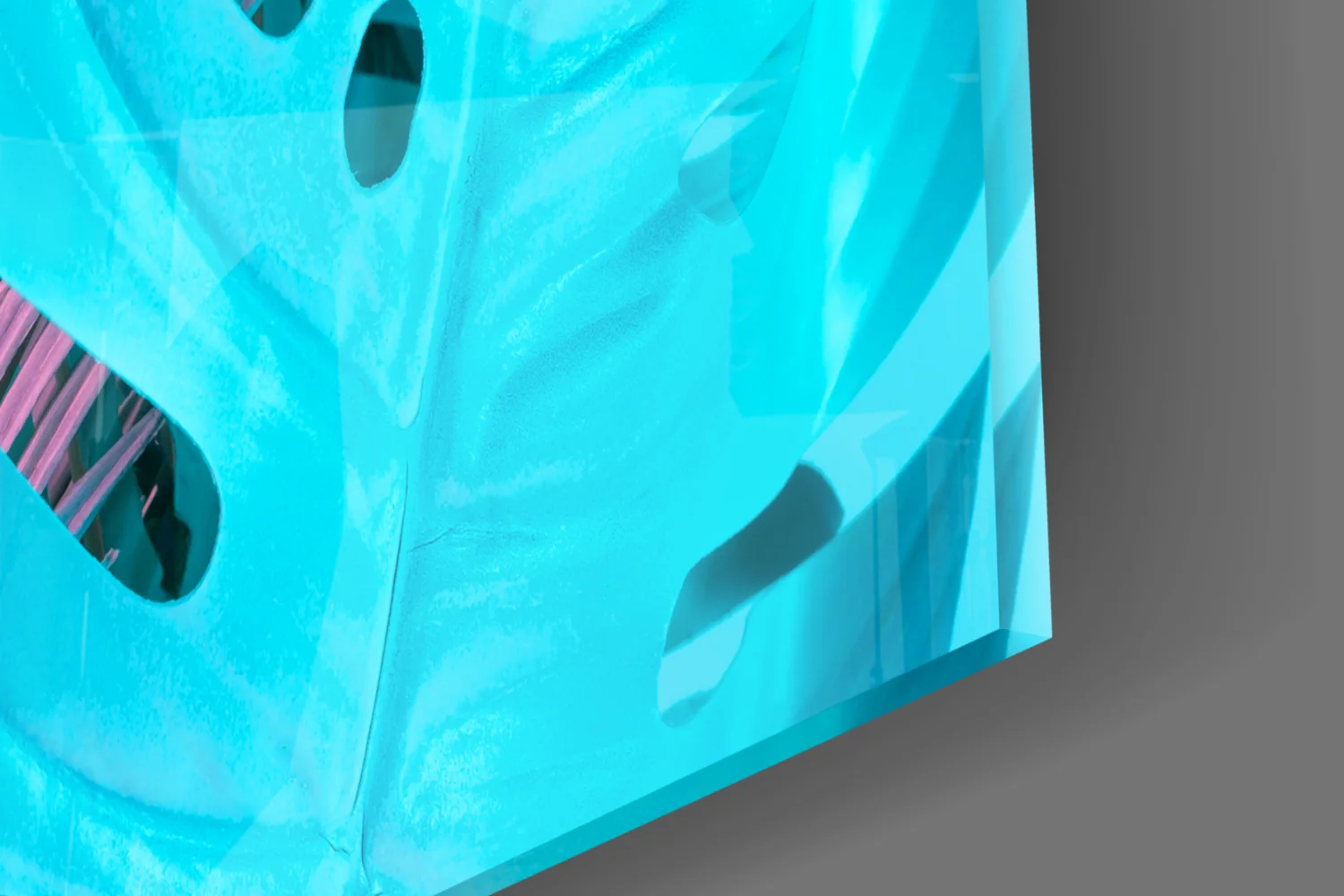 Tropical Leaf Glass Wall Art - Image 7