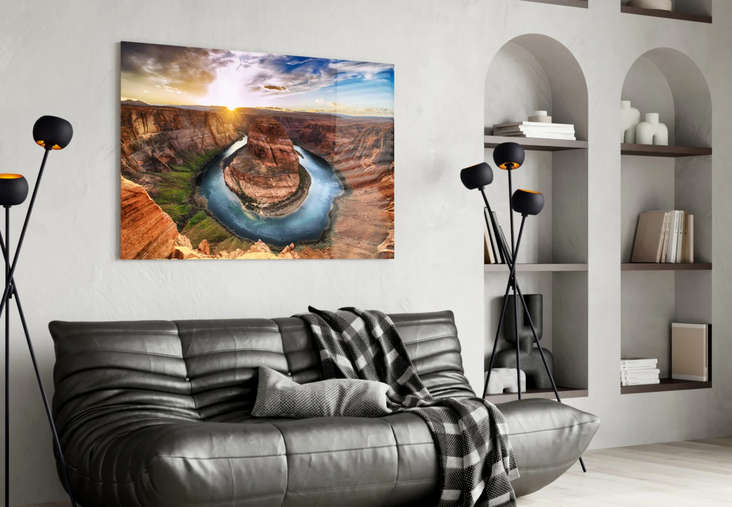Canyon Glass Wall Art - Image 4