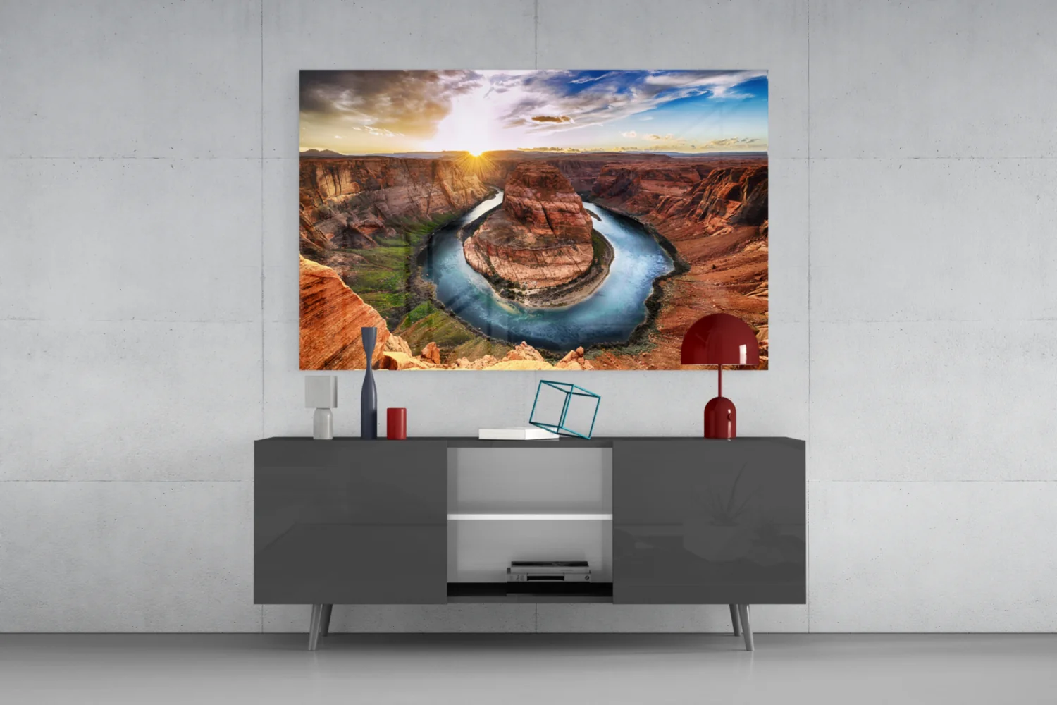 Canyon Glass Wall Art - Image 8