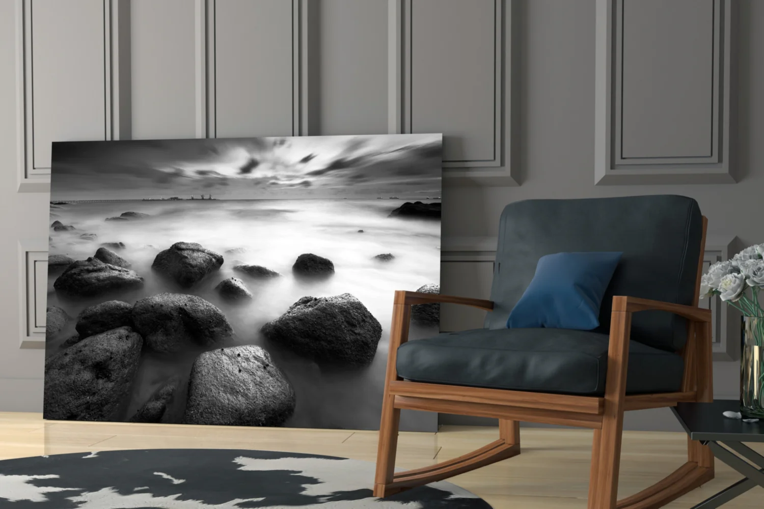 Cliffs Glass Wall Art - Image 6