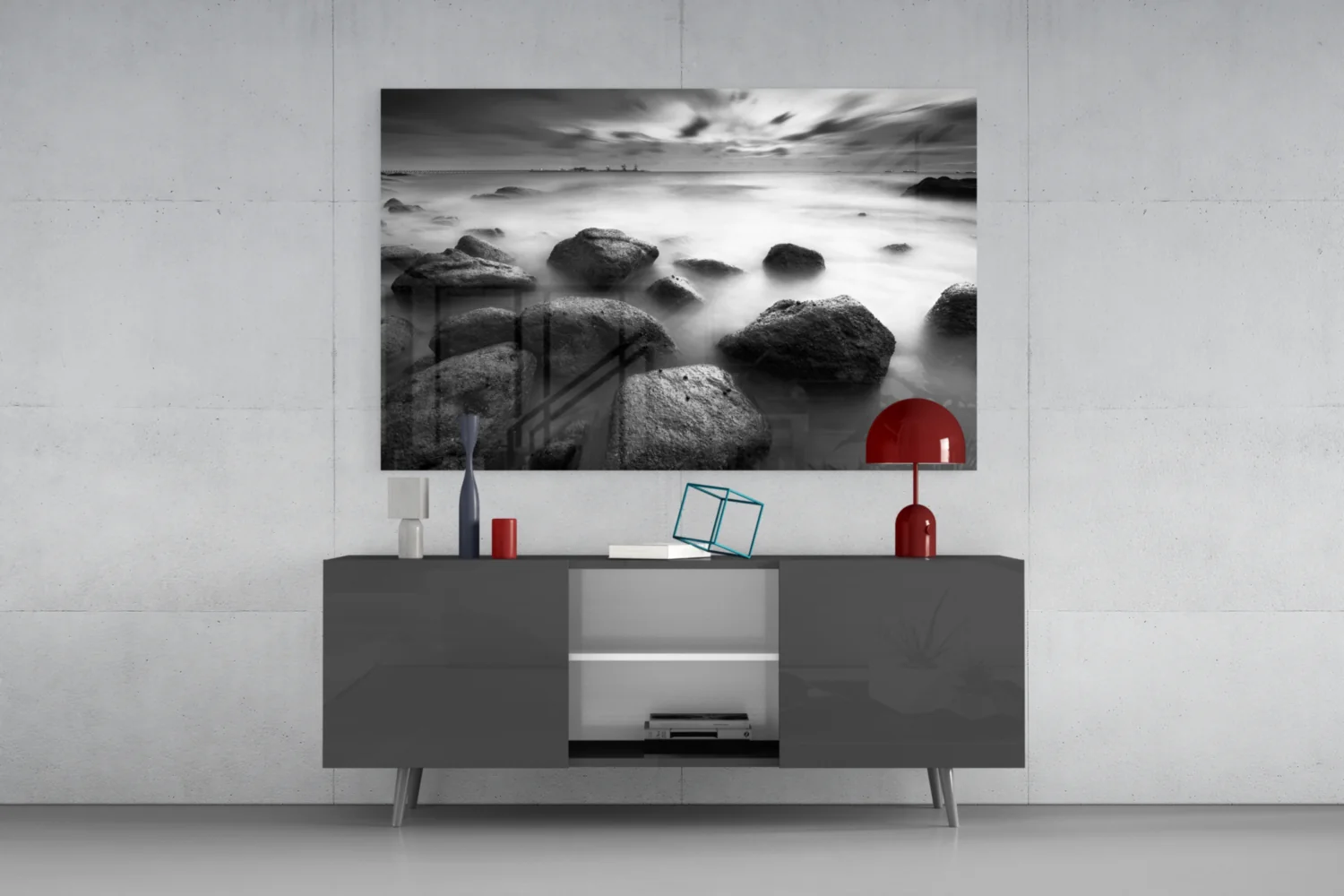Cliffs Glass Wall Art - Image 8