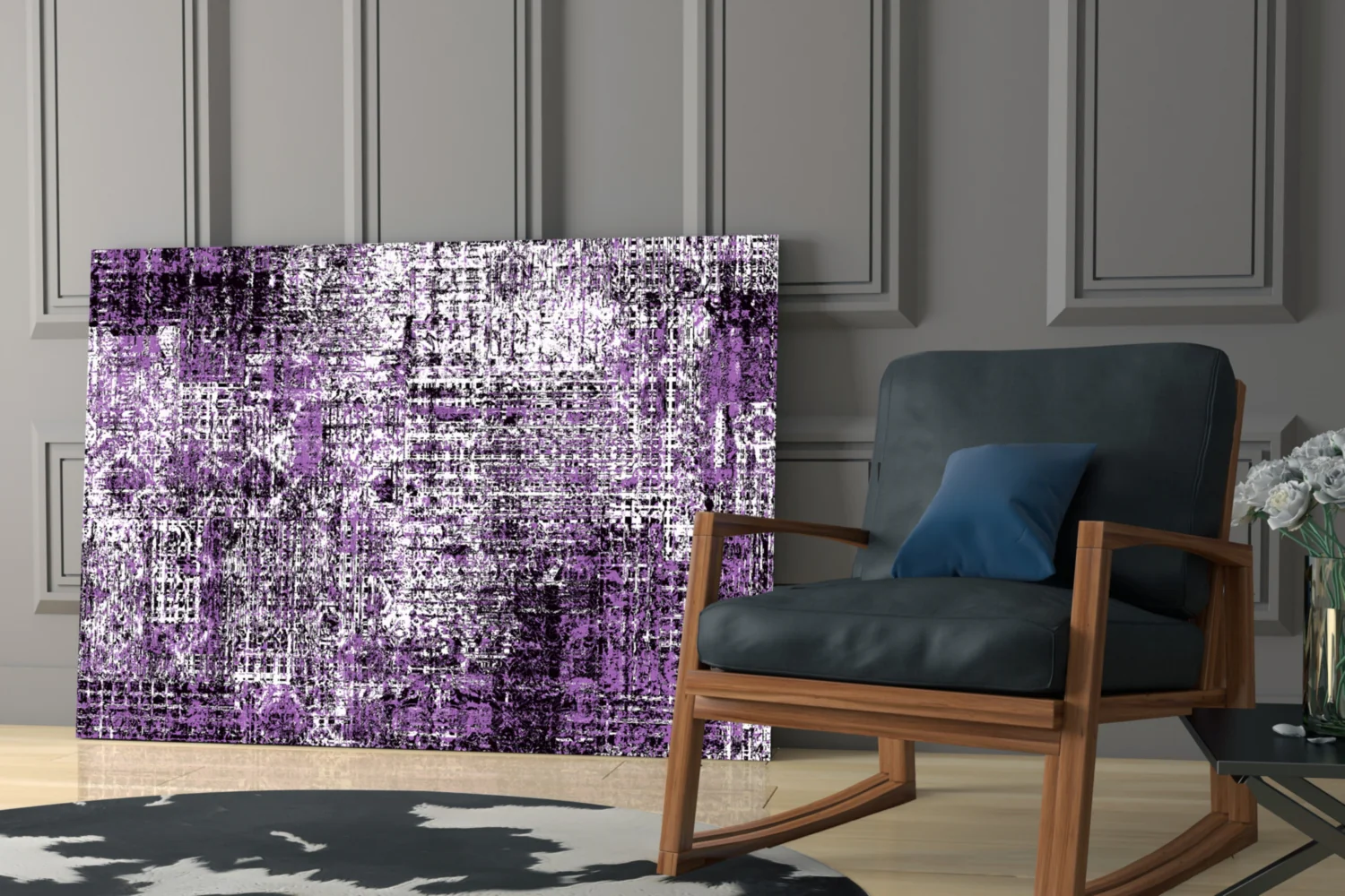Abstract Glass Wall Art - Image 6