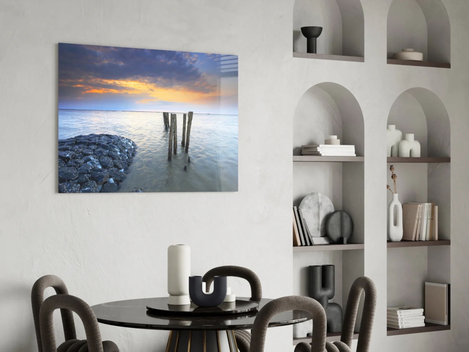 Sea Landscape Glass Wall Art - Image 5