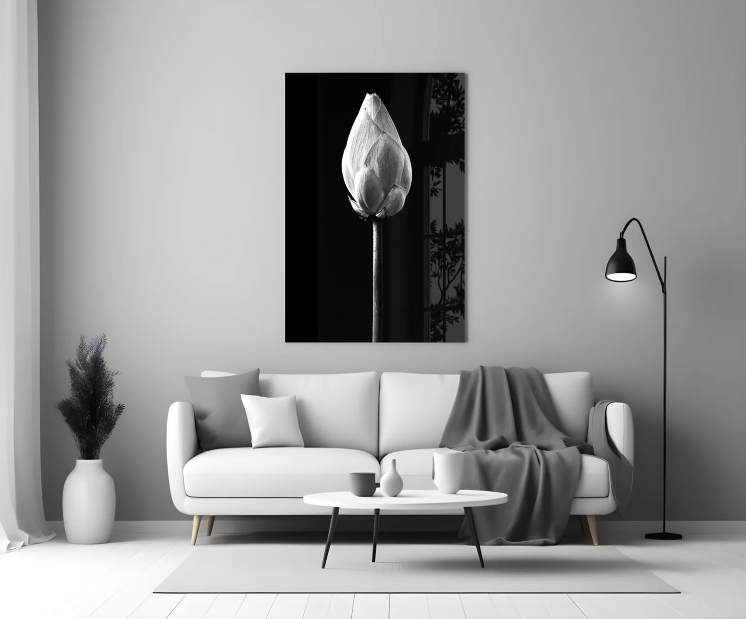 Flower Glass Wall Art - Image 3