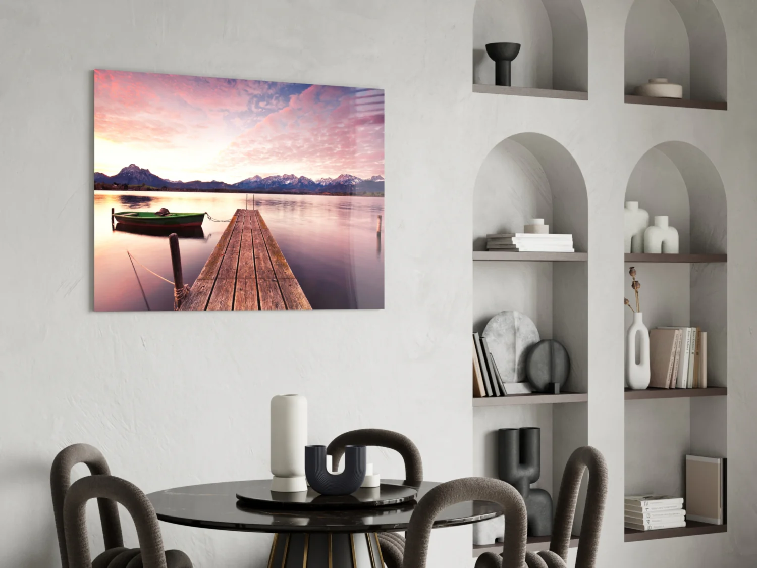 Sunset on the Beach Glass Wall Art - Image 5