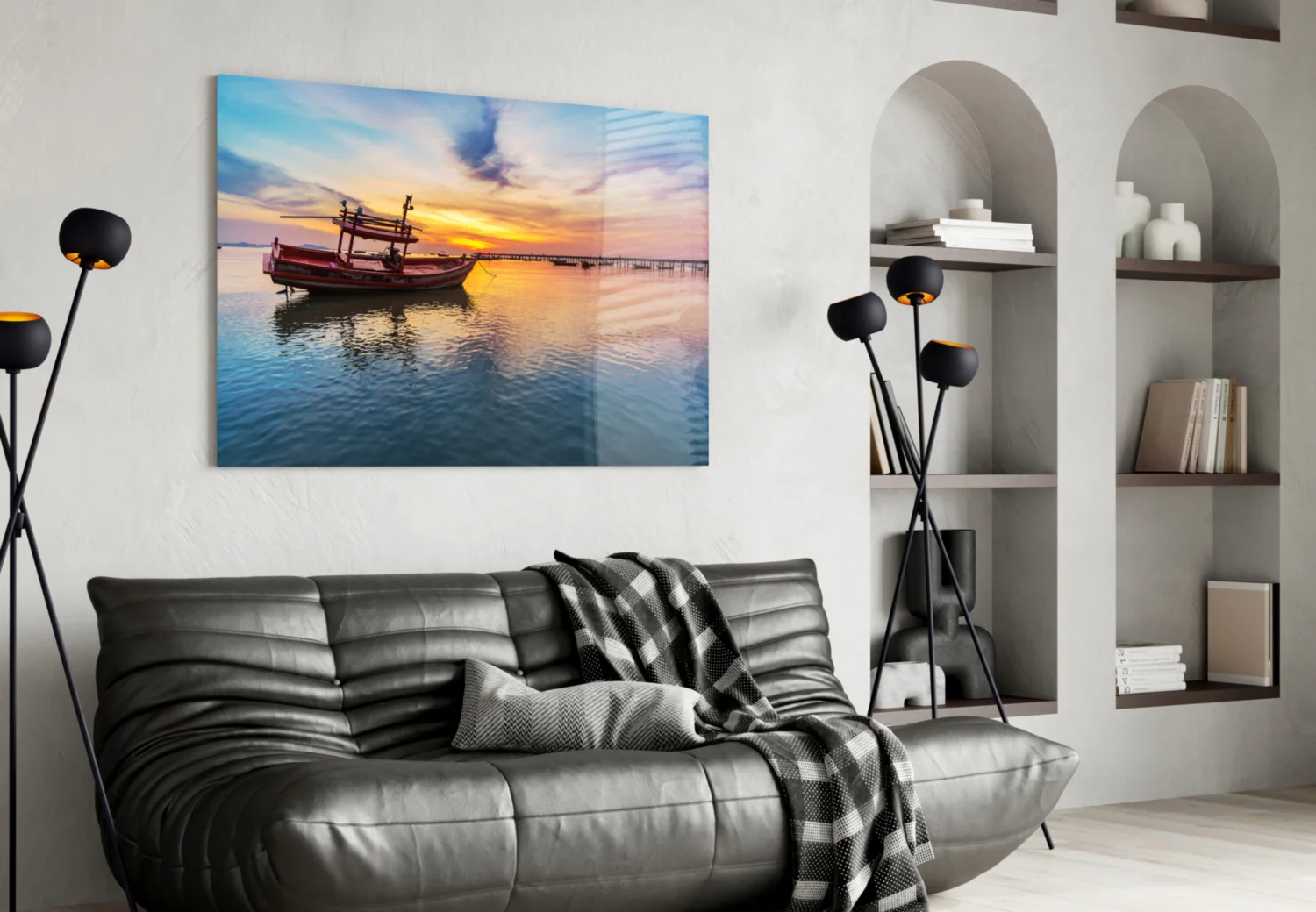 Boat Glass Wall Art - Image 4