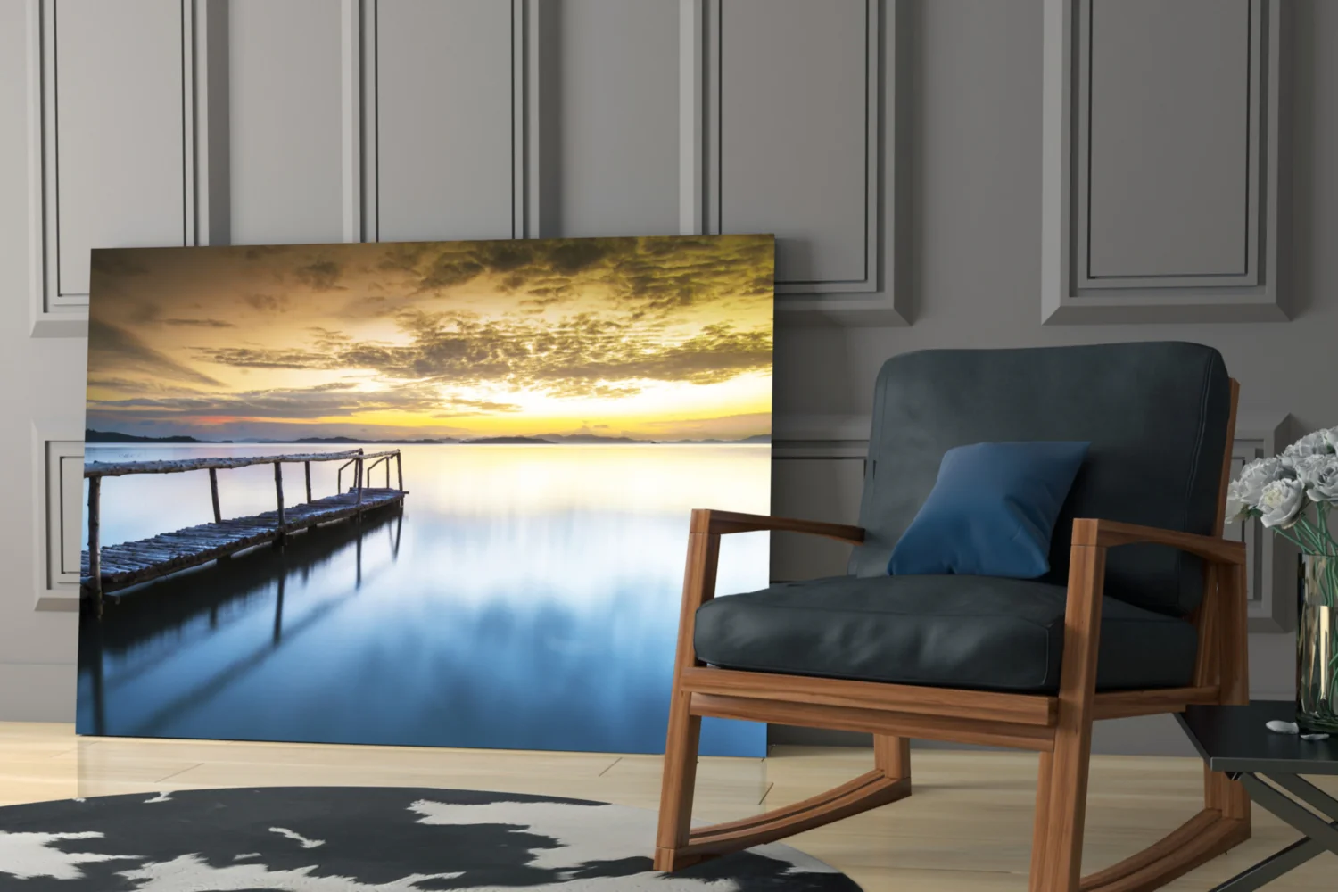 Sunset on the Beach Glass Wall Art - Image 6