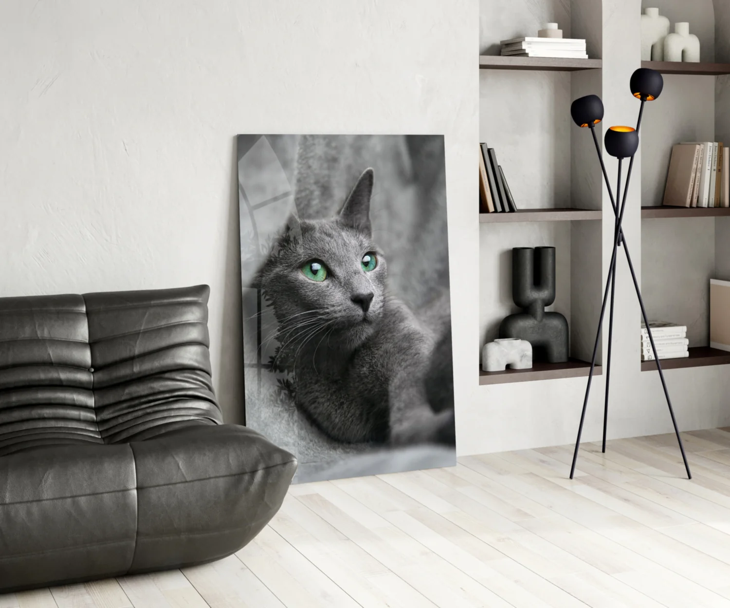 Cat Glass Wall Art - Image 5