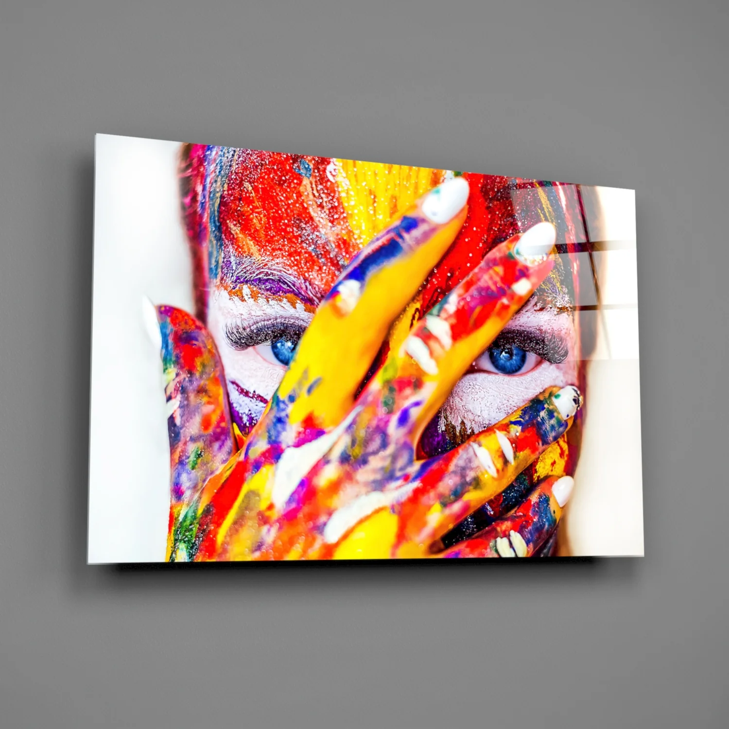 Woman Portrait Glass Wall Art - Image 2