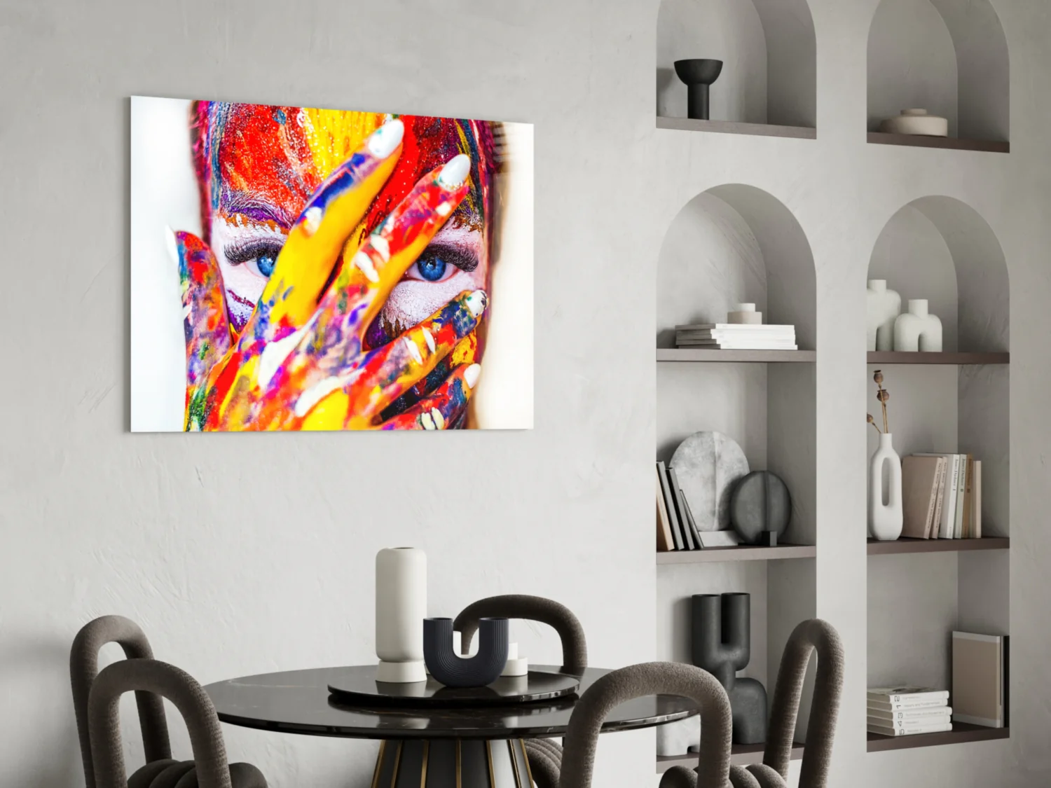 Woman Portrait Glass Wall Art - Image 5