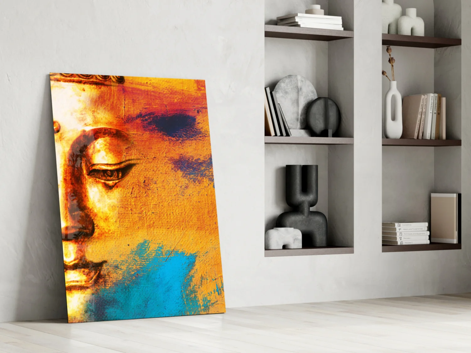 Buddha Portrait Glass Wall Art - Image 6