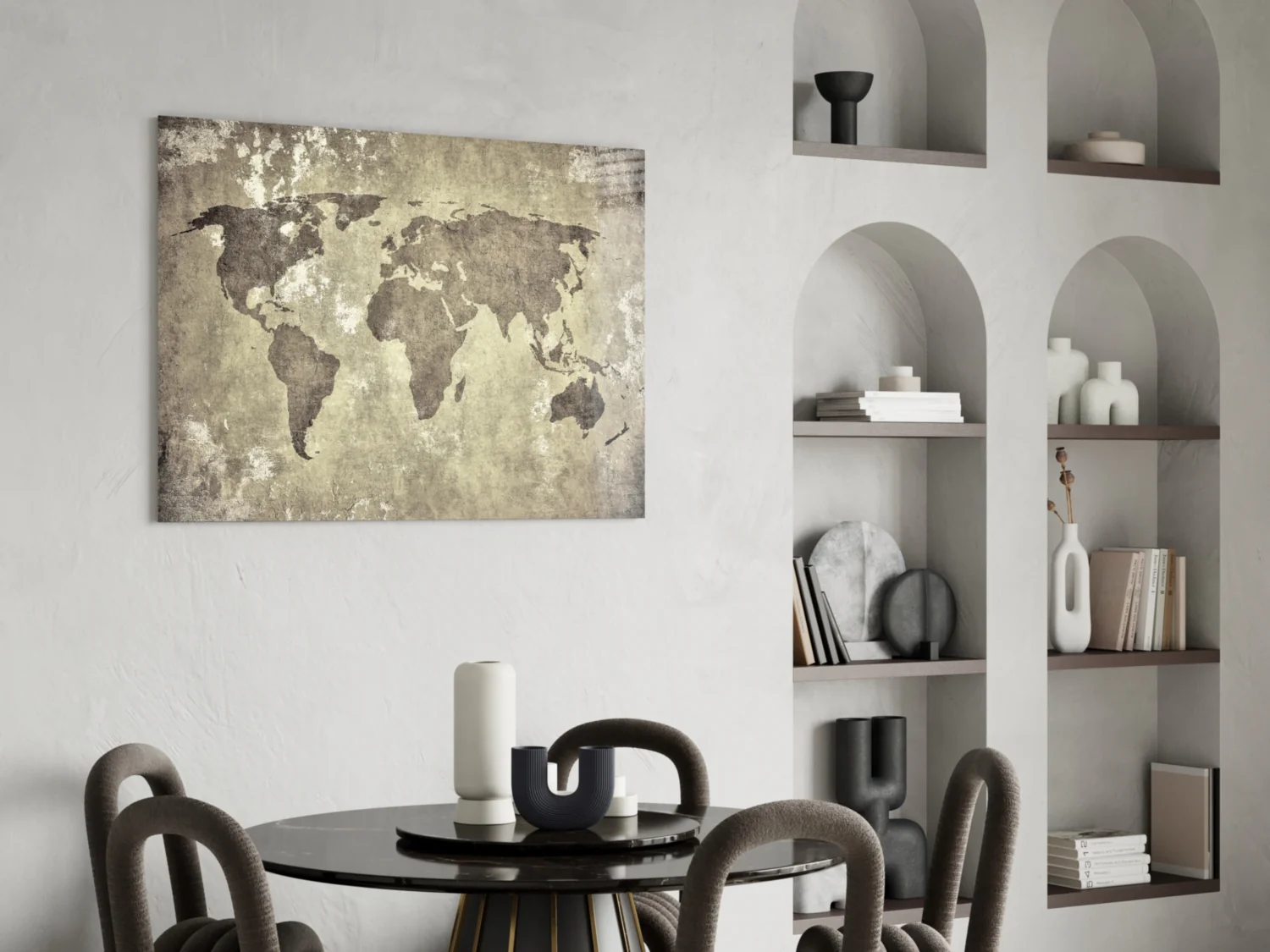 World Map Glass Wall Art - Image 5
