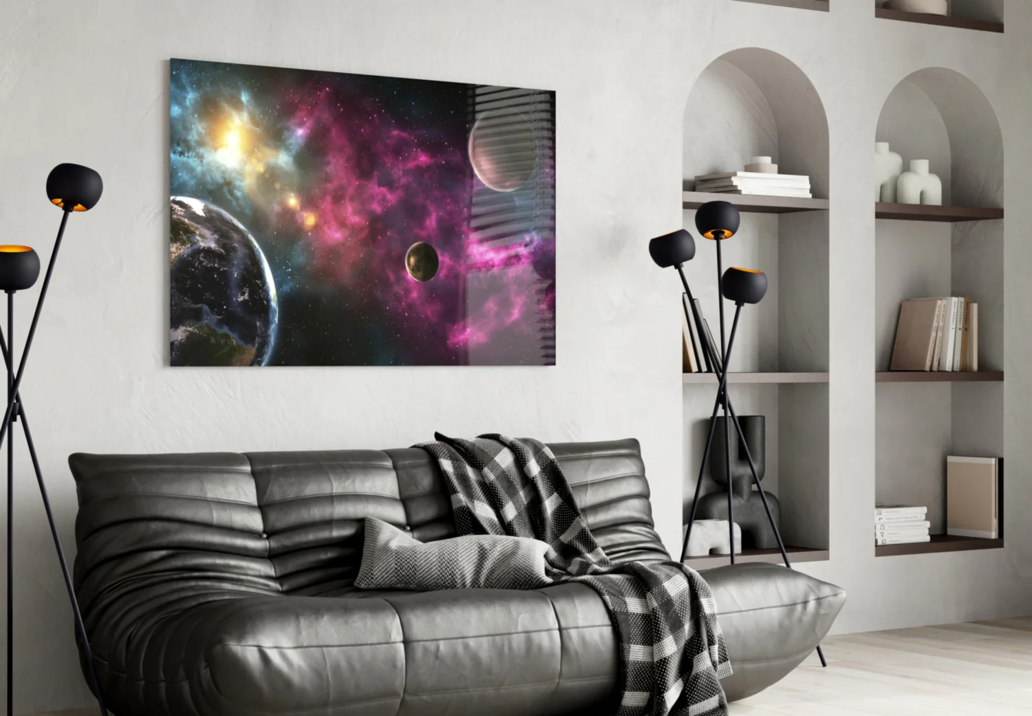 Space Glass Wall Art - Image 4