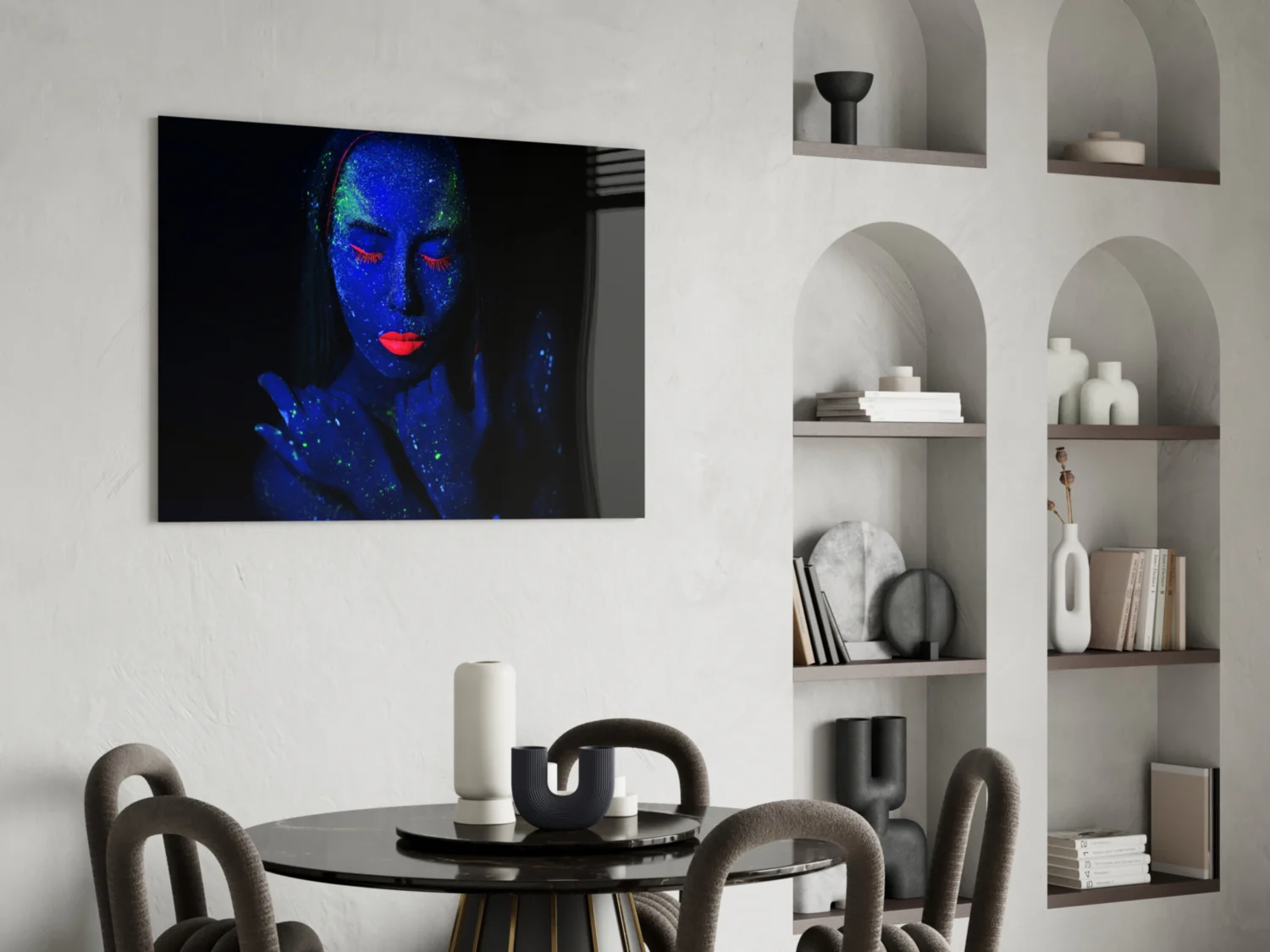 Woman Portrait Glass Wall Art - Image 5