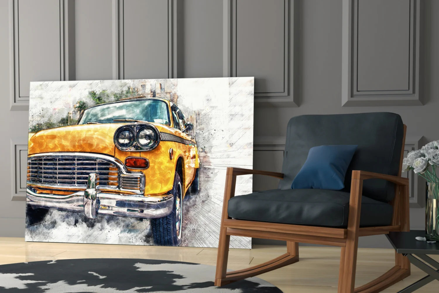 Classic Chevrolet Glass Wall Art - Image 6