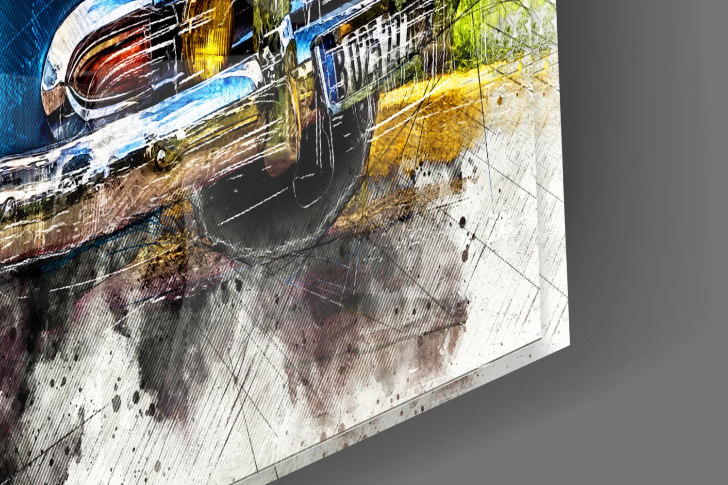 Classic Chevrolet Glass Wall Art - Image 7