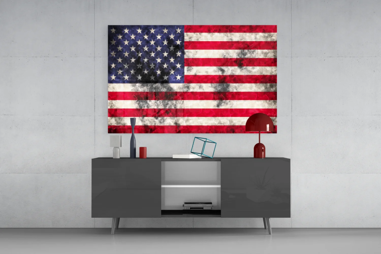 Flag of the United States Glass Wall Art - Image 8