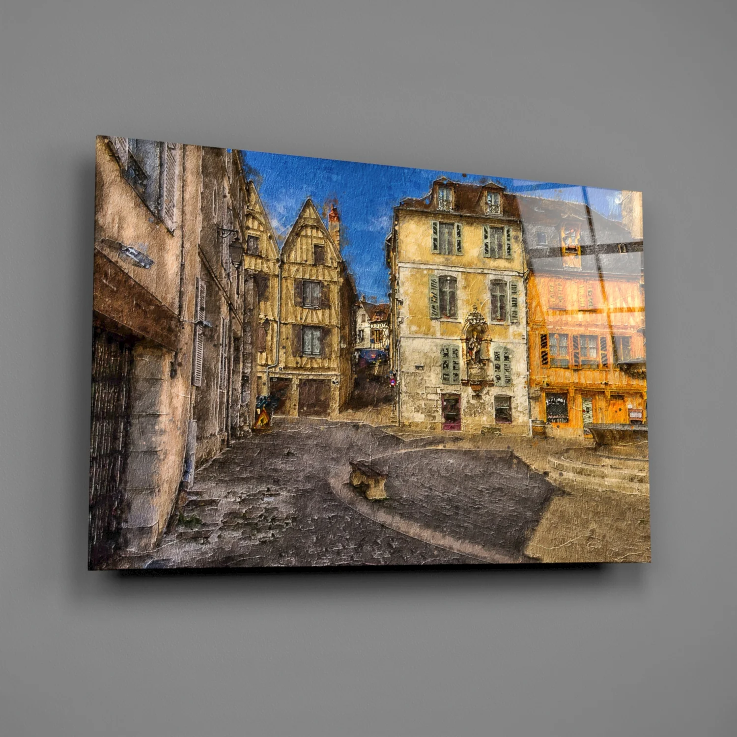 Medieval Square Glass Wall Art - Image 2
