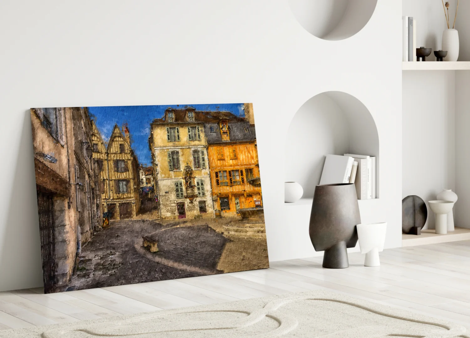 Medieval Square Glass Wall Art - Image 3