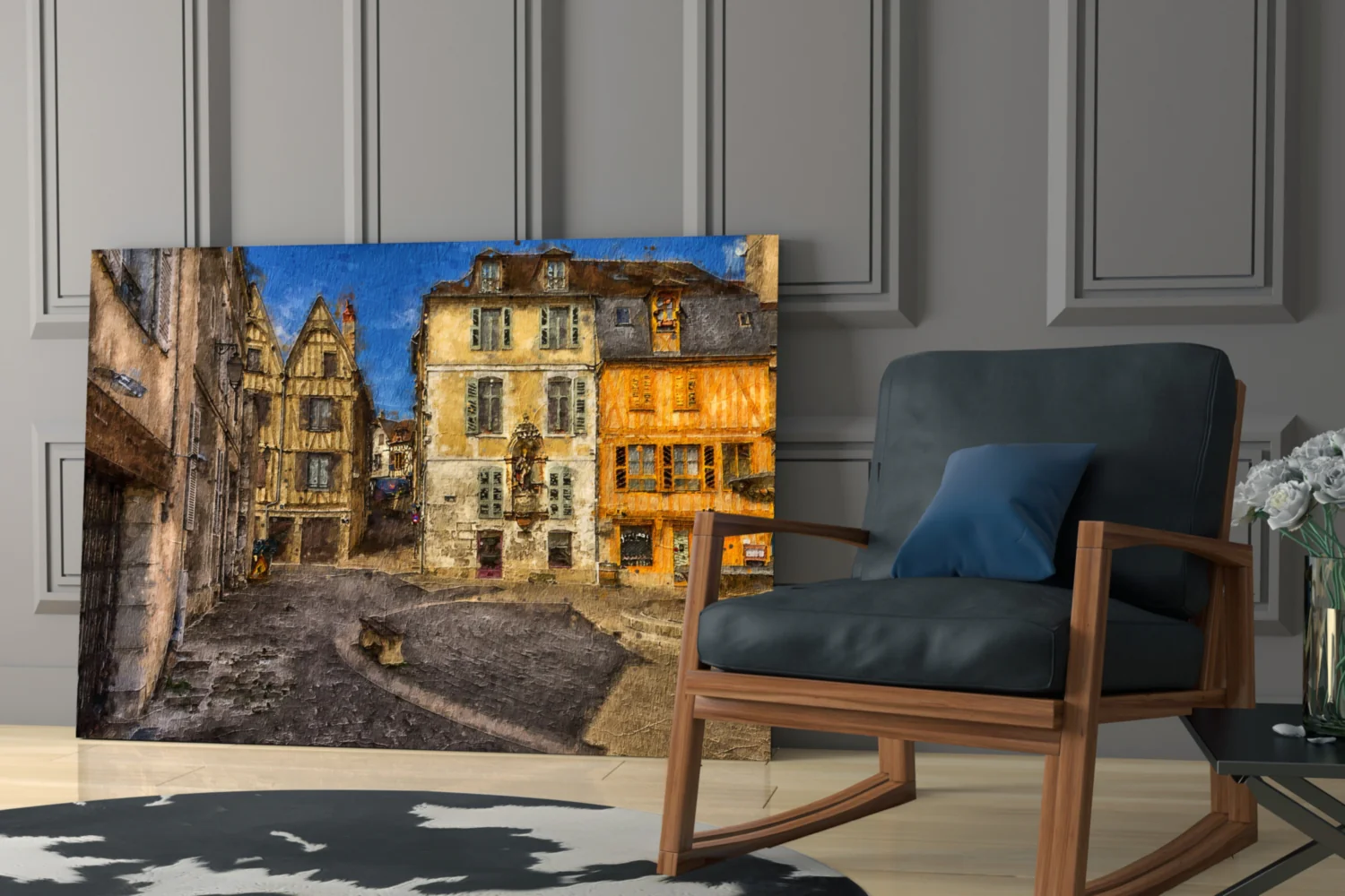 Medieval Square Glass Wall Art - Image 6