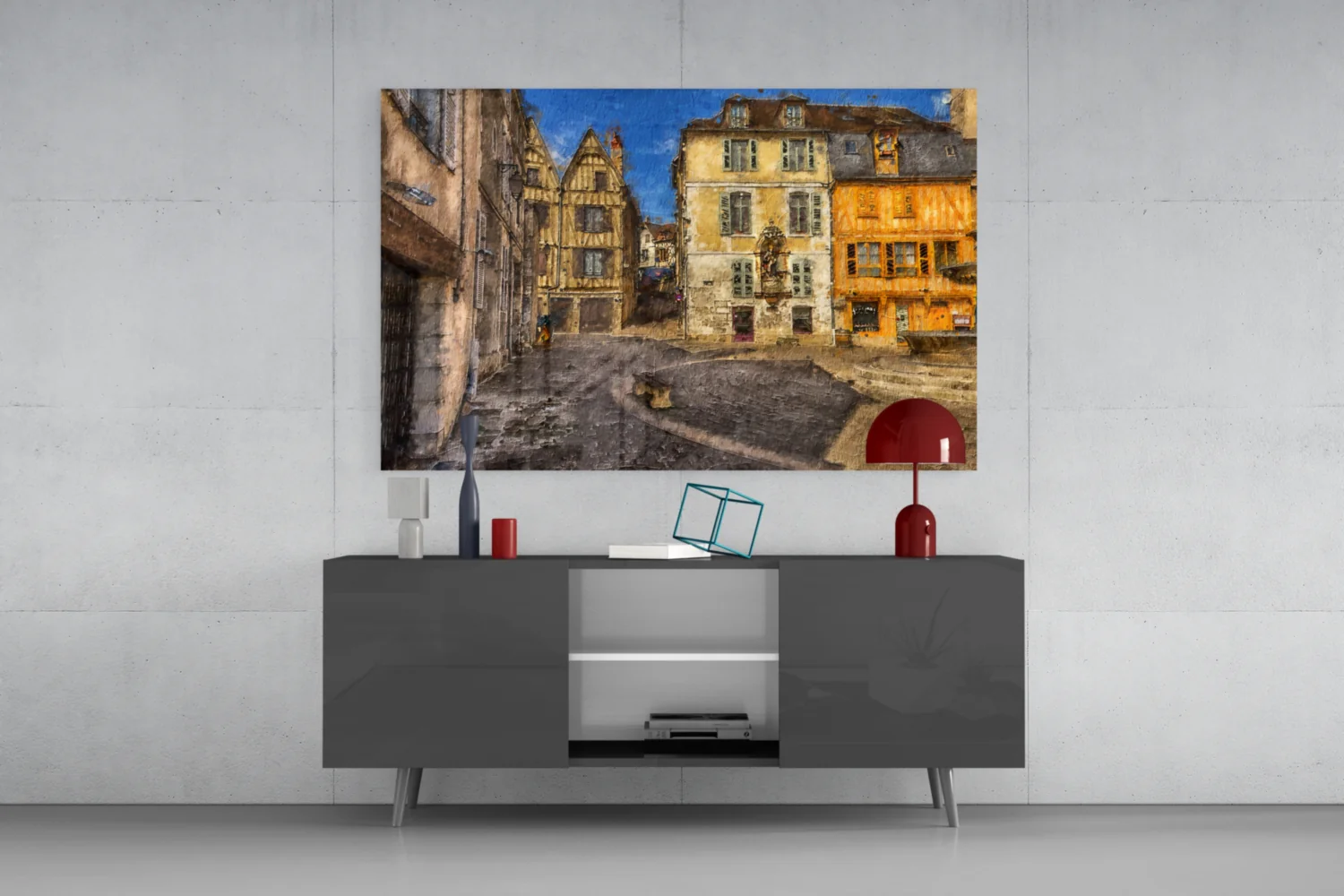 Medieval Square Glass Wall Art - Image 8