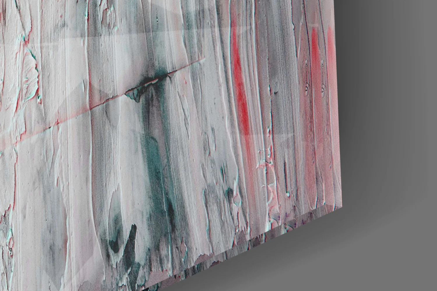 Oil Art Effect Abstract Pattern Glass Wall Art - Image 7