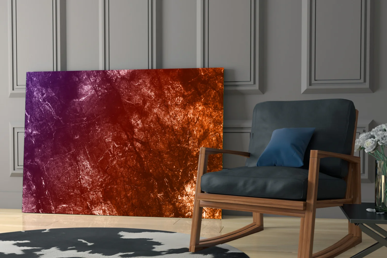 Abstract Pattern Glass Wall Art - Image 6
