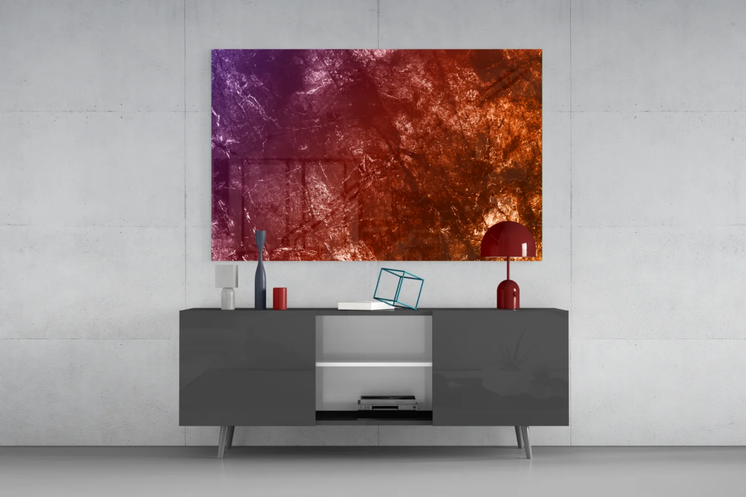 Abstract Pattern Glass Wall Art - Image 8