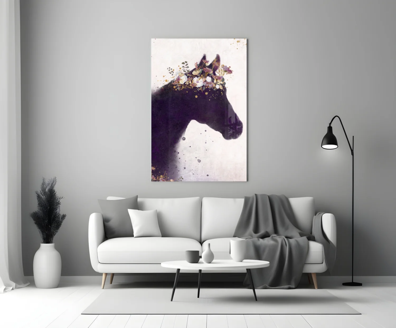 Horse Glass Wall Art - Image 3