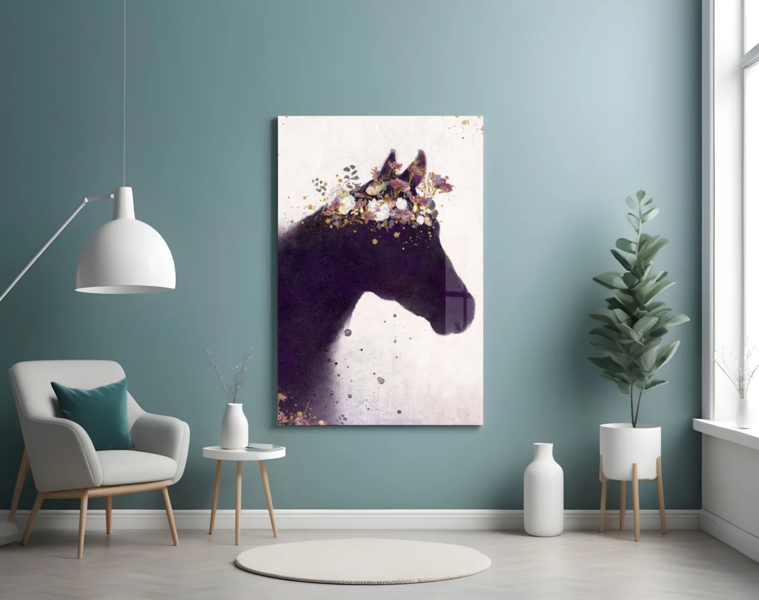 Horse Glass Wall Art - Image 4