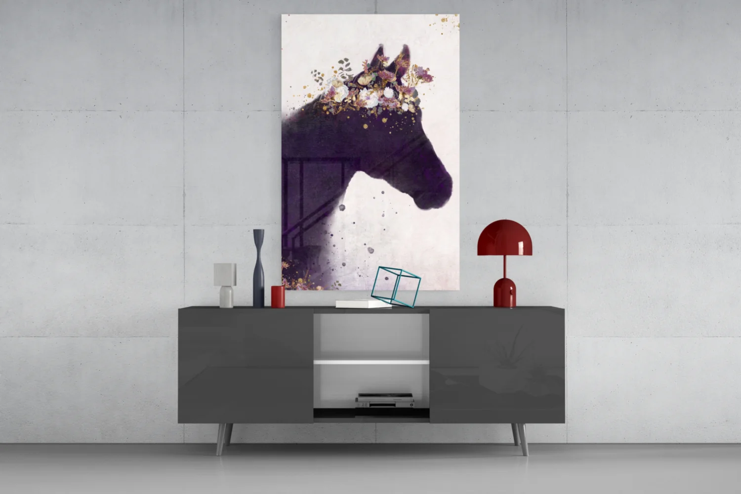Horse Glass Wall Art - Image 8
