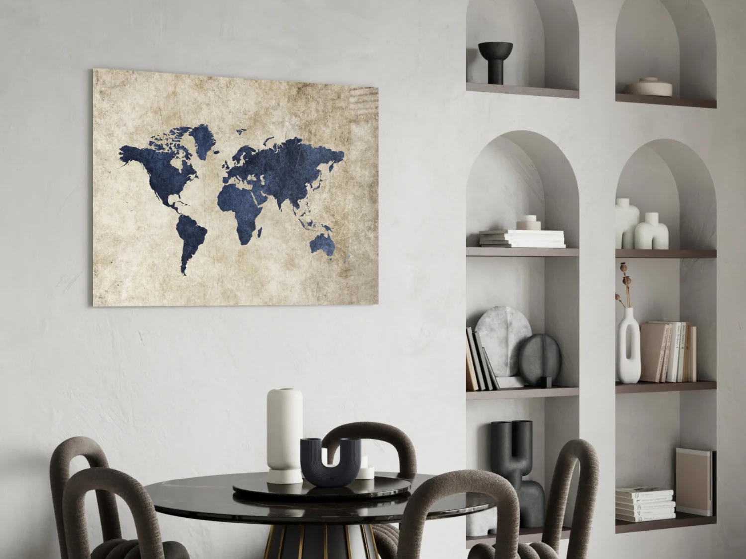 World Map Glass Wall Art - Image 5