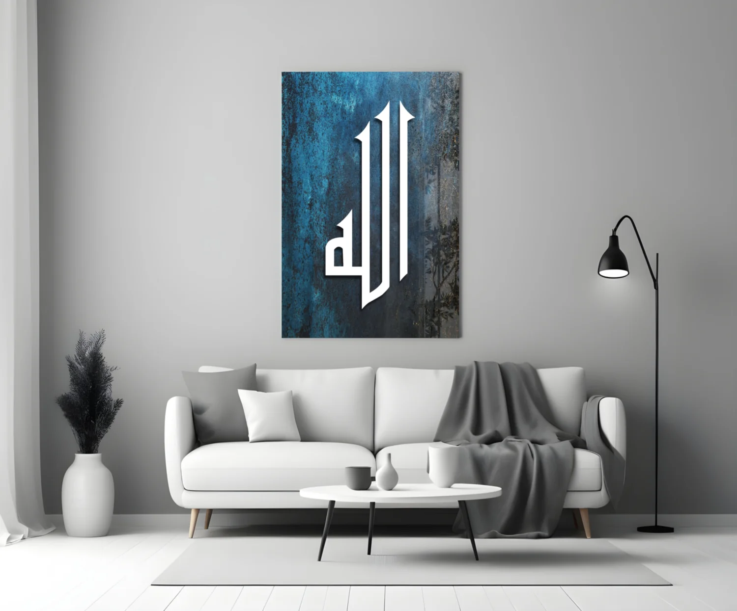Islamic Art - Calligraphy Glass Wall Art - Image 3
