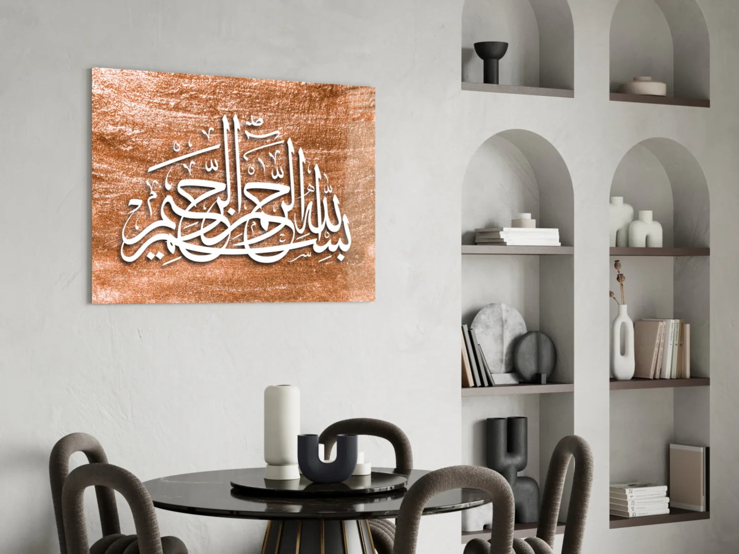 Calligraphy Glass Wall Art - Image 5