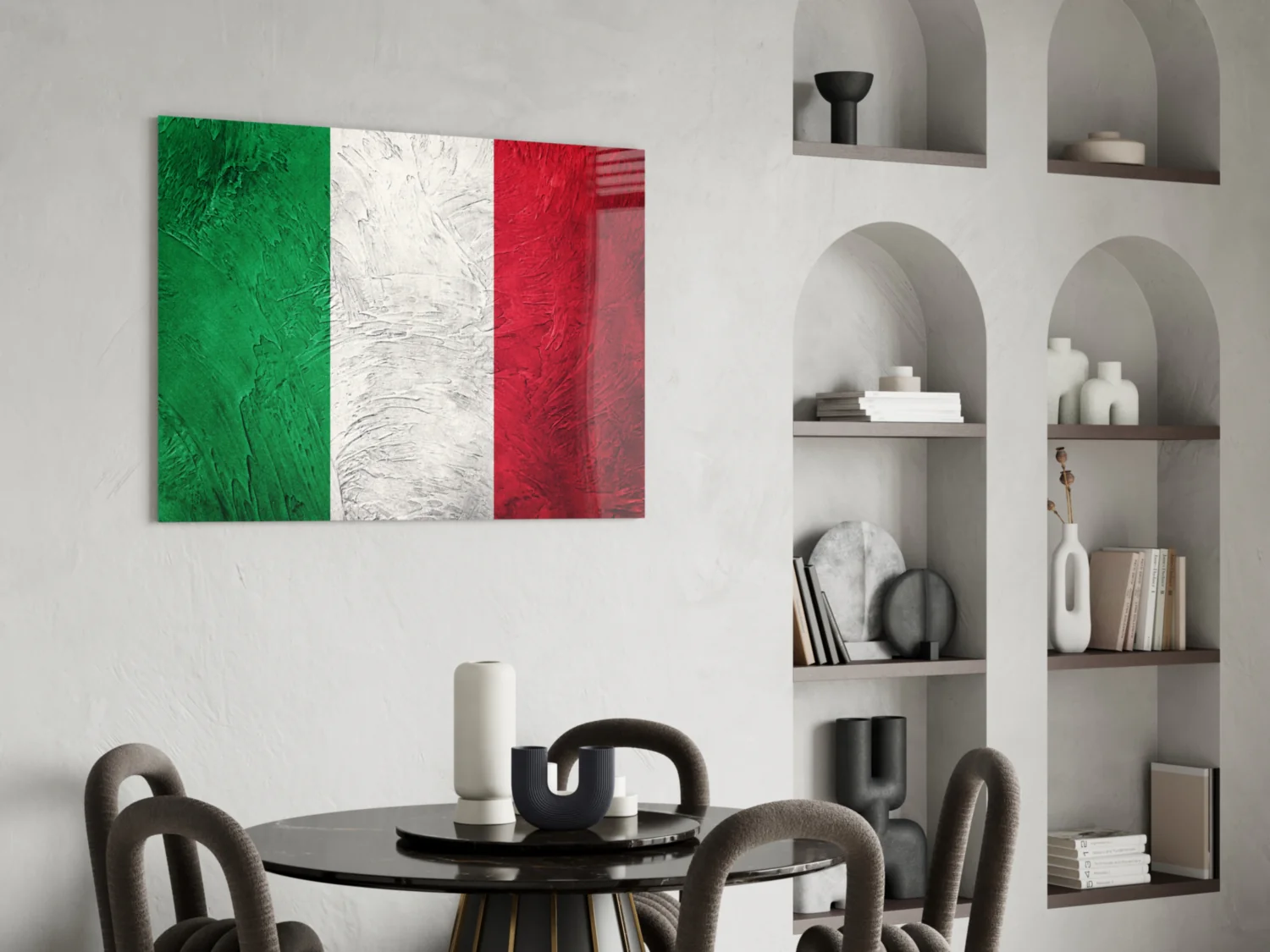 Flag of Italy Glass Wall Art - Image 5