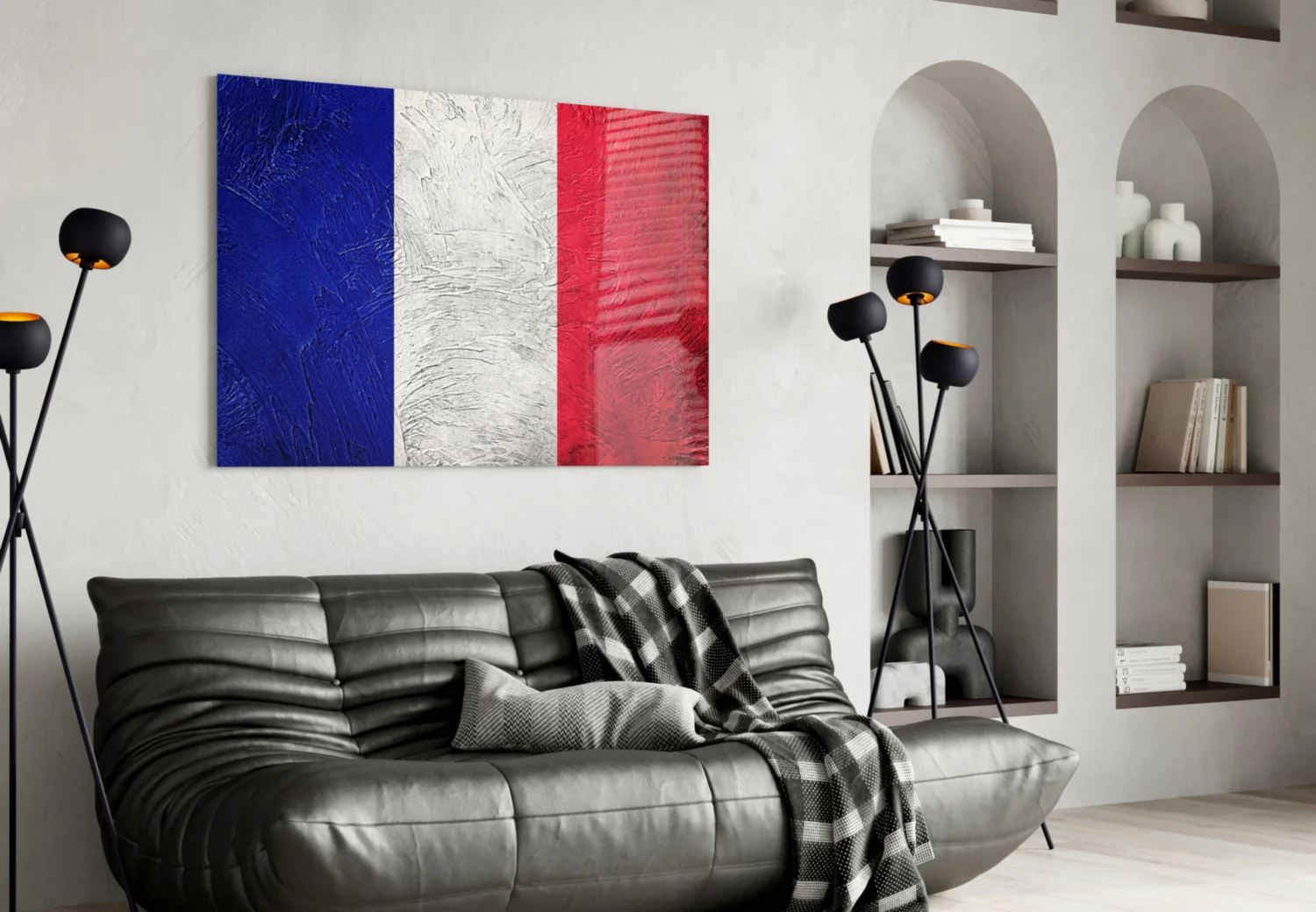 Flag of France Glass Wall Art - Image 4