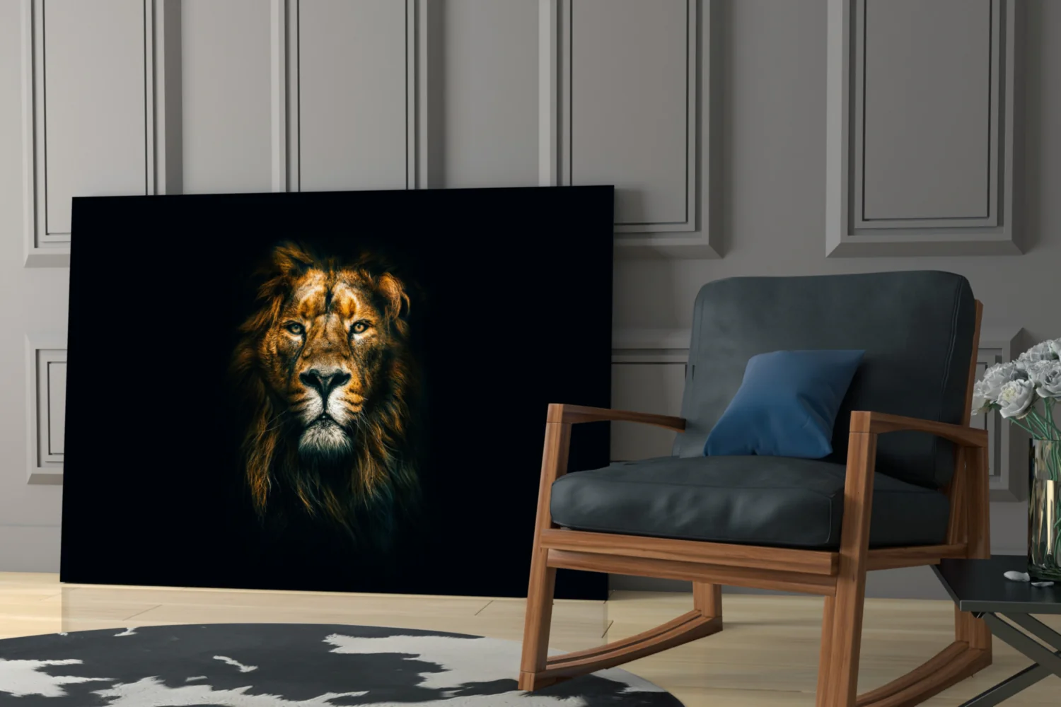 Lion Glass Wall Art - Image 6