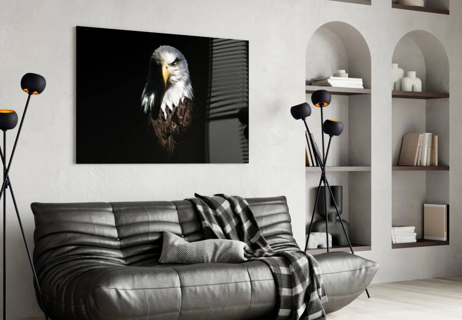 Eagle Glass Wall Art - Image 4