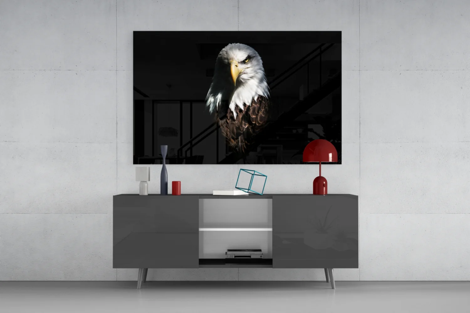 Eagle Glass Wall Art - Image 8