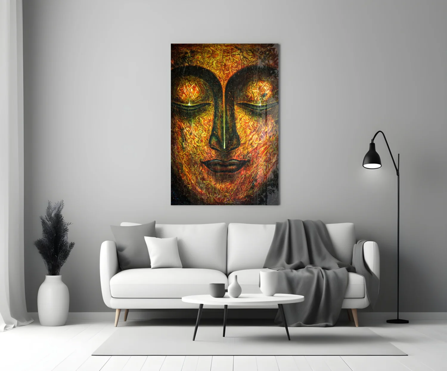 Sculpture Glass Wall Art - Image 3